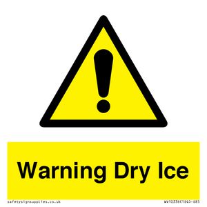 Warning Dry Ice